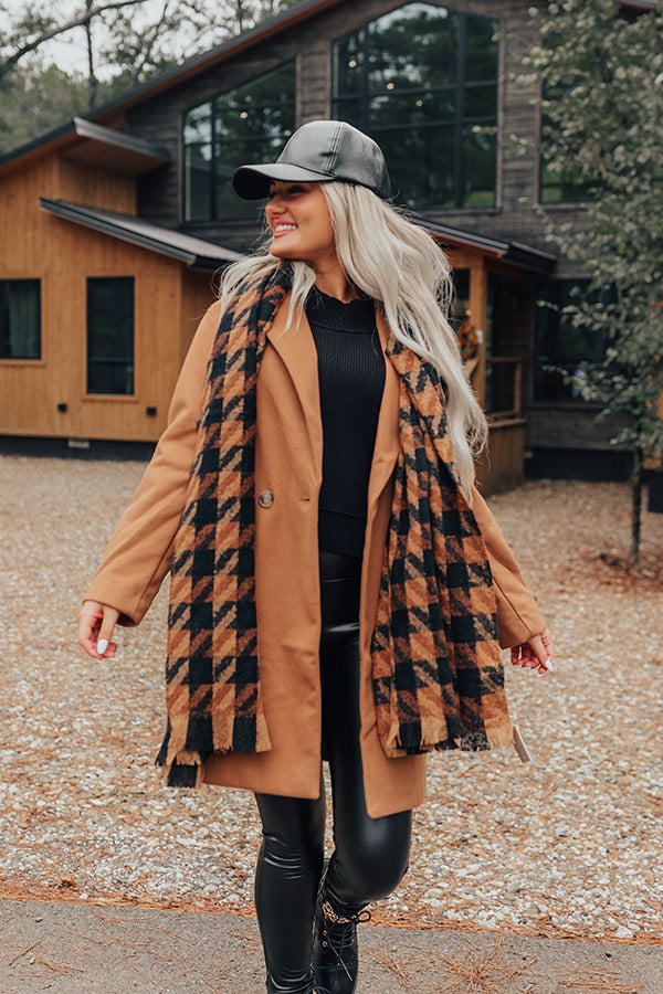 Cabin In Vermont Scarf Image - 3