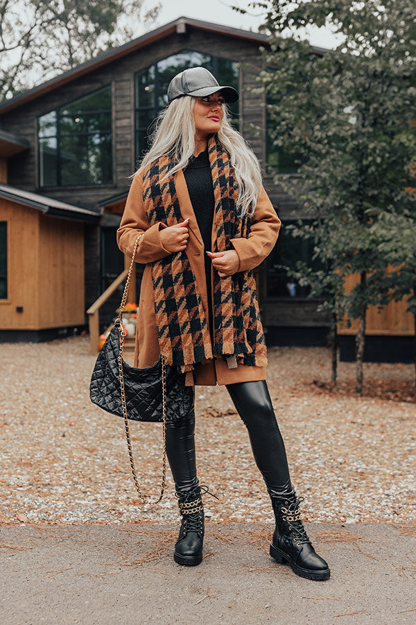 Cabin In Vermont Scarf Image - 1