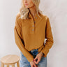 Cozy Reputation Shift Top in Khaki Image - 1