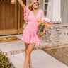 Daytona Date Night Dress In Pink Image - 1