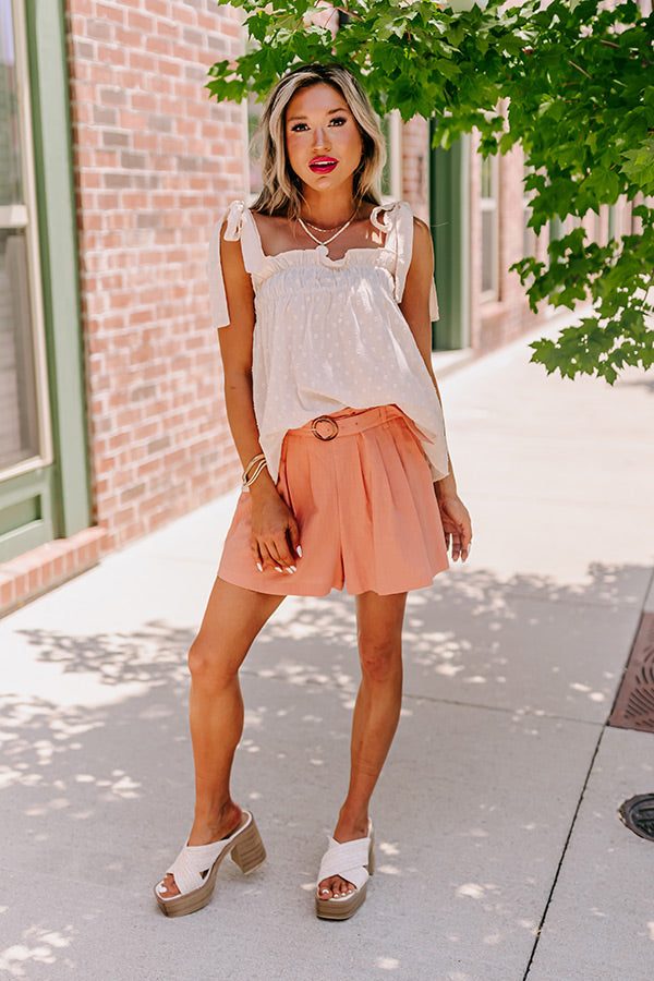 Capri Memories Tank In Cream Image - 5