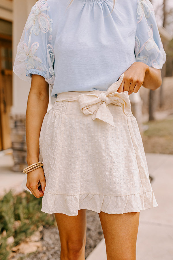 The Teera Skirt In Cream