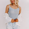 Bondi Beach Boardwalk Knit Tank In Sky Blue Image - 1