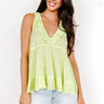 Sunshine Needed Shift Top In Lime Image - 1