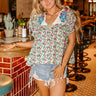 Summer In Sicily Floral Shift Top Image - 1