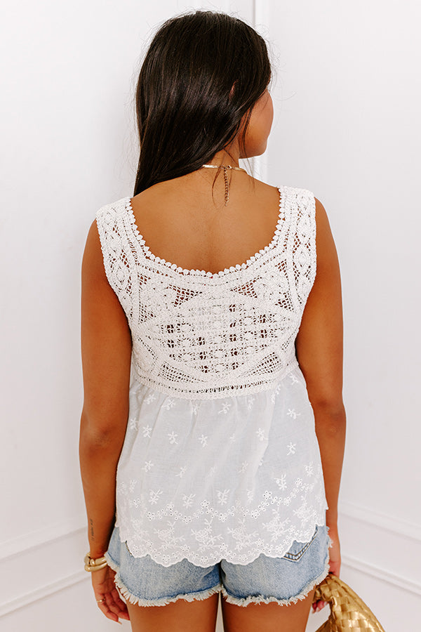 Love Nest Crochet Top Image - 3