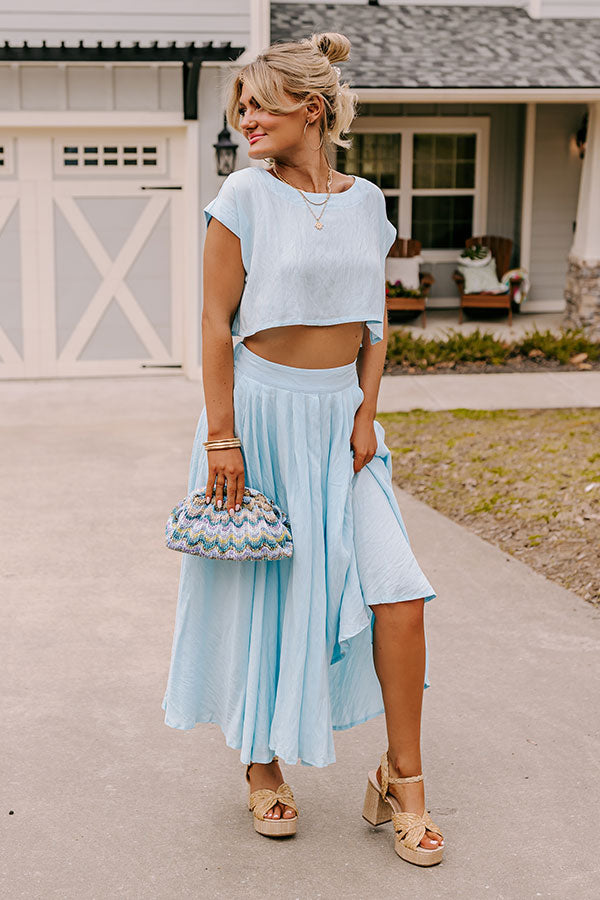 Tranquil Tides Crop Top Image - 2