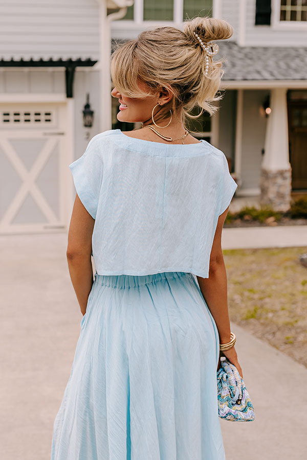 Tranquil Tides Crop Top Image - 5