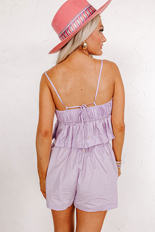 Total Appeal Crop Top In Lavender Image - 3