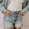 KanCan The Quinston High Waist Frayed Shorts Image - 1