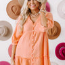 Austin City Sweetness Shift Dress In Coral Image - 1