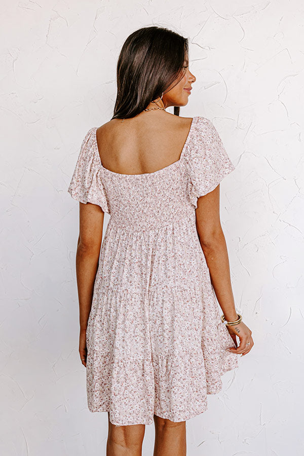 Remember My Smile Dress in Light Blush Image - 4