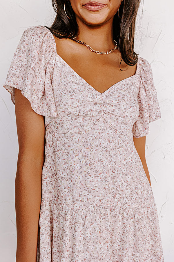 Remember My Smile Dress in Light Blush Image - 2