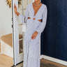 Sweet By The Sea Cut Out Maxi in Blue Image - 1