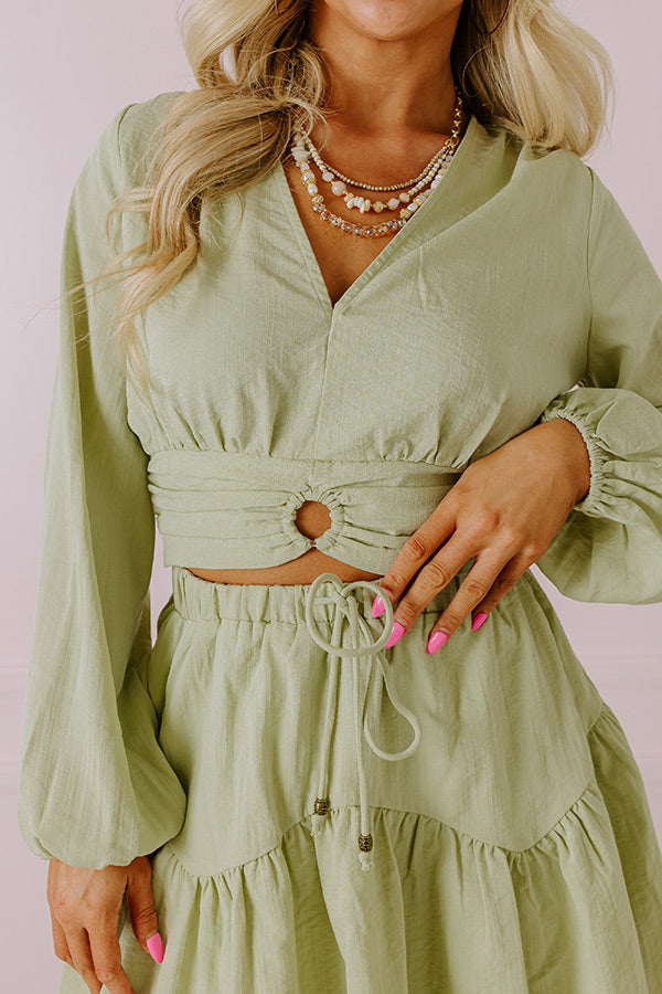 The Bellflower Crop Top Image - 5