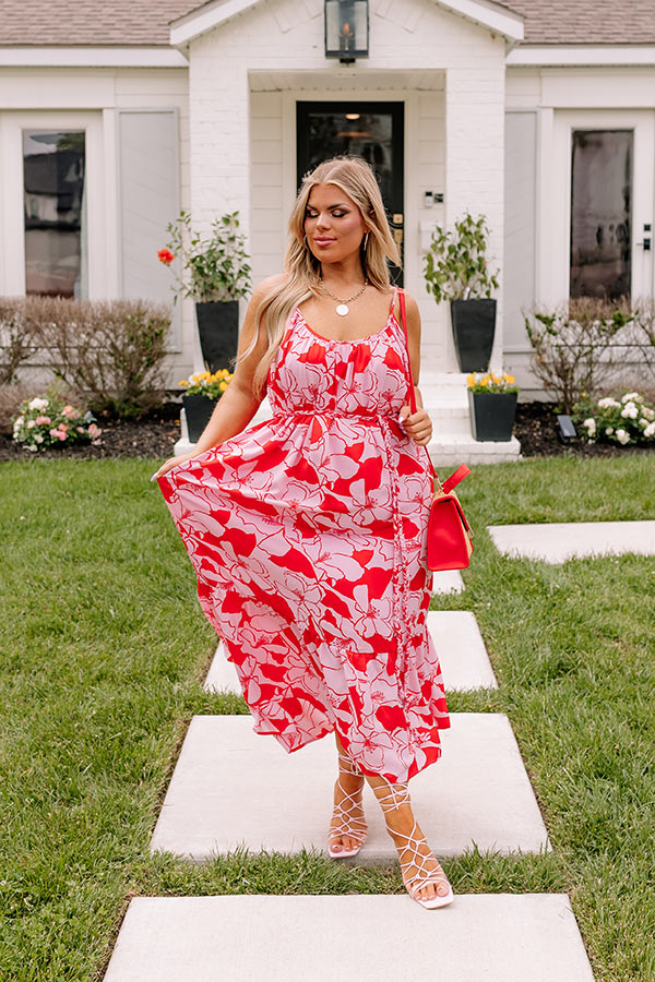 Smart And Sassy Floral Midi Curves