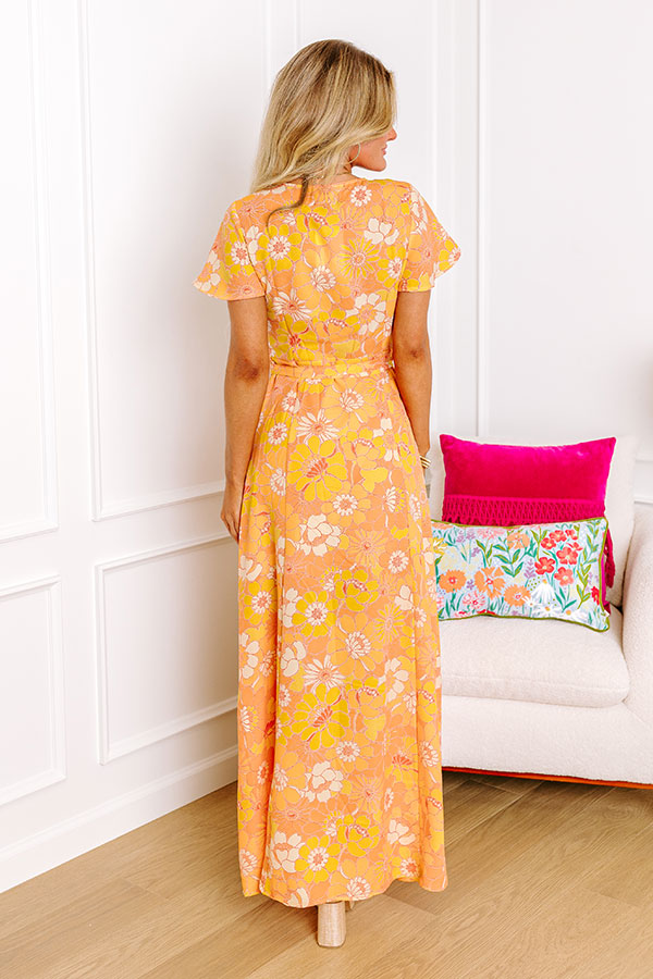 Walk Through The Garden Wrap Maxi Image - 3