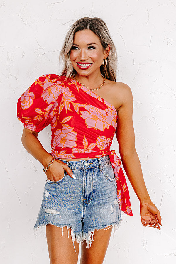 Pose For The Camera Off Shoulder Top Image - 1