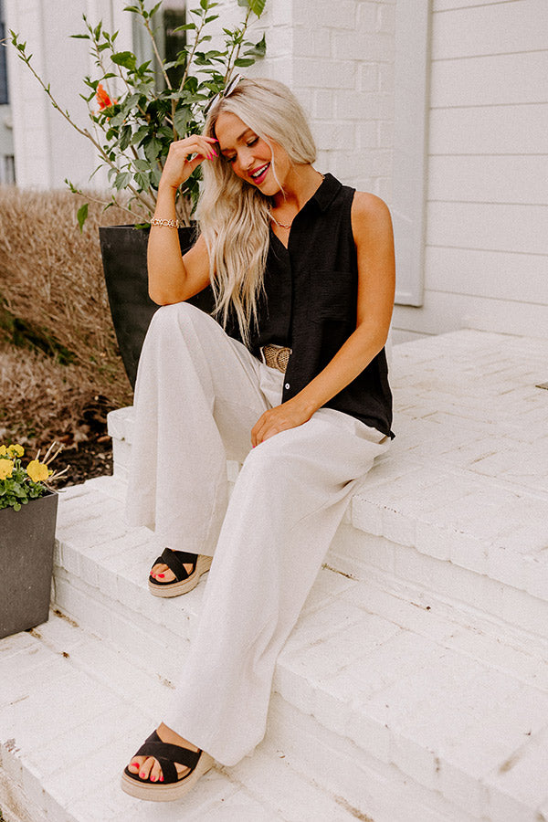 Fresh Take Shift Top In Black Image - 4