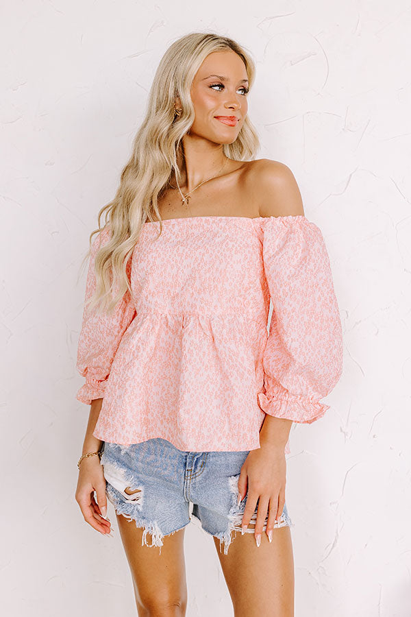 Cute On Repeat Babydoll Top In Pink Image - 3