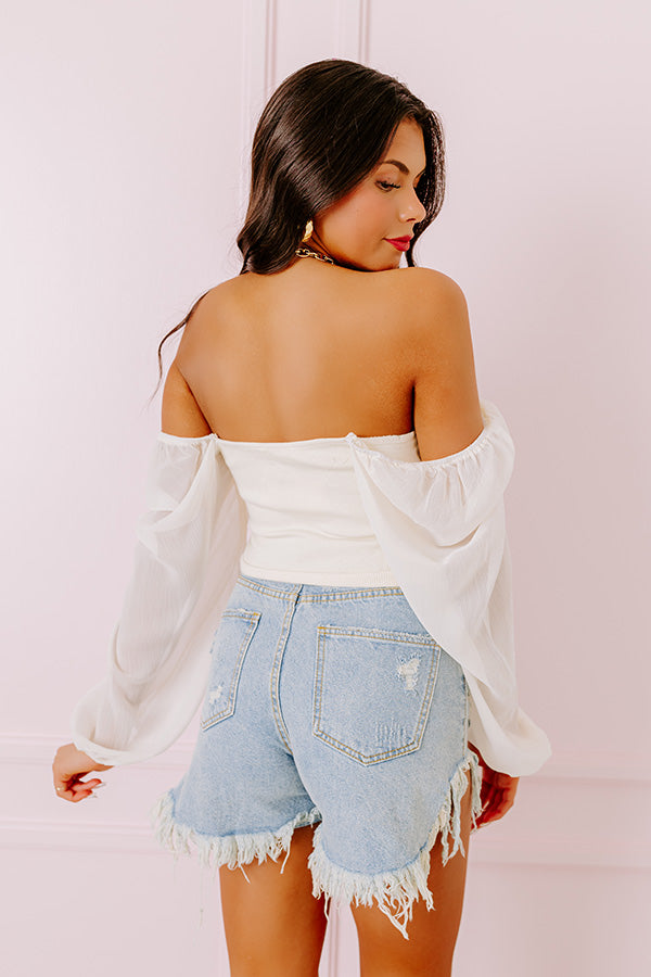 Dress Rehearsal Top in Cream Image - 3