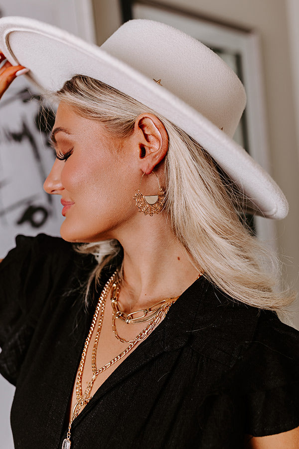 Sunset Situation Earrings In Ivory Image - 1