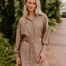 A Phone Call Away Dress In Mocha Image - 1