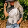 Trip Of My Life Fringe Fanny Pack In Ivory Image - 1