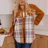 Fall Fields Plaid Tunic In Camel Curves Image - 1