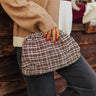 Brunch In Nashville Tweed Crossbody In Wine Image - 1