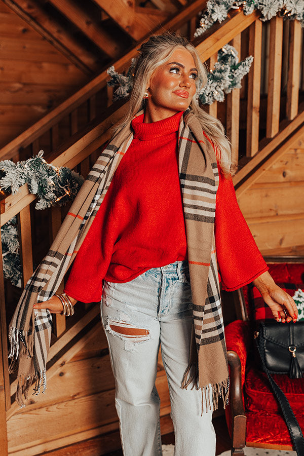 Best Season Of All Plaid Scarf Image - 1