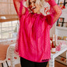 First Kiss Dreaming Shift Top In Fuchsia Curves Image - 1