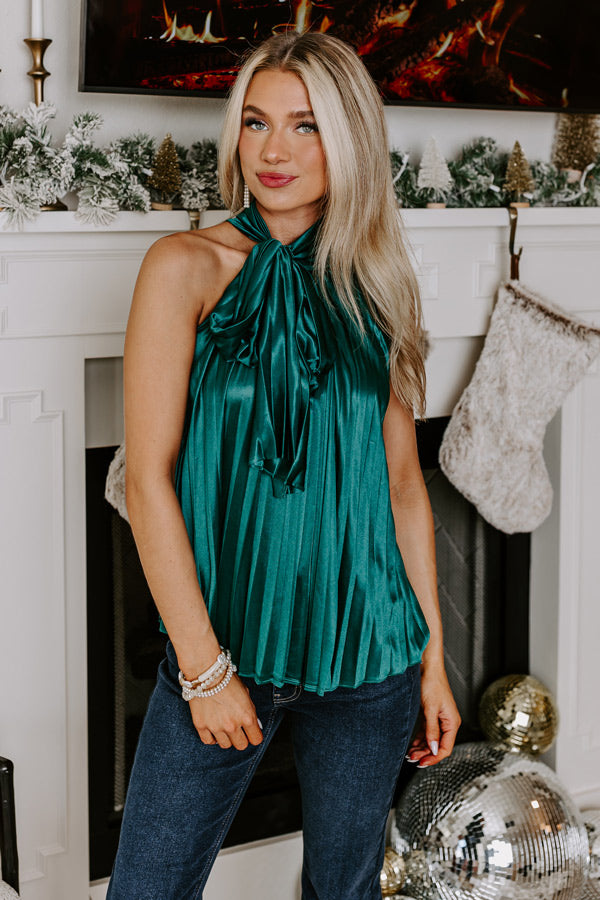 Friends To Lovers Shift Top In Hunter Green