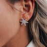 Falling Snowflakes Cubic Zirconia Earrings Image - 1