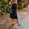 Driving To Malibu Mini Dress In Black Image - 1
