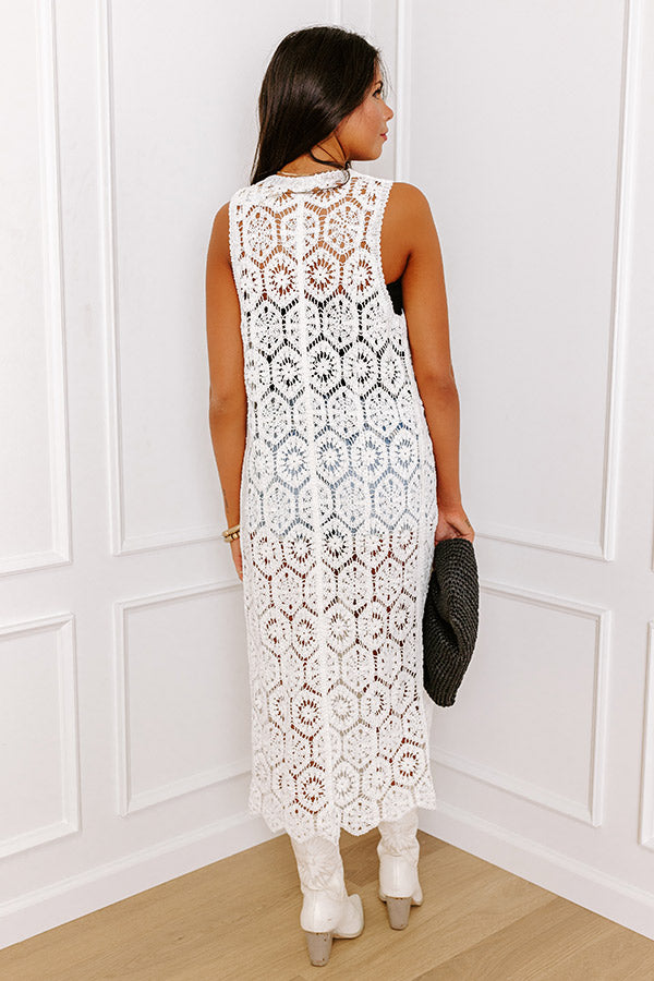Retreat Mode Crochet Dress Image - 3