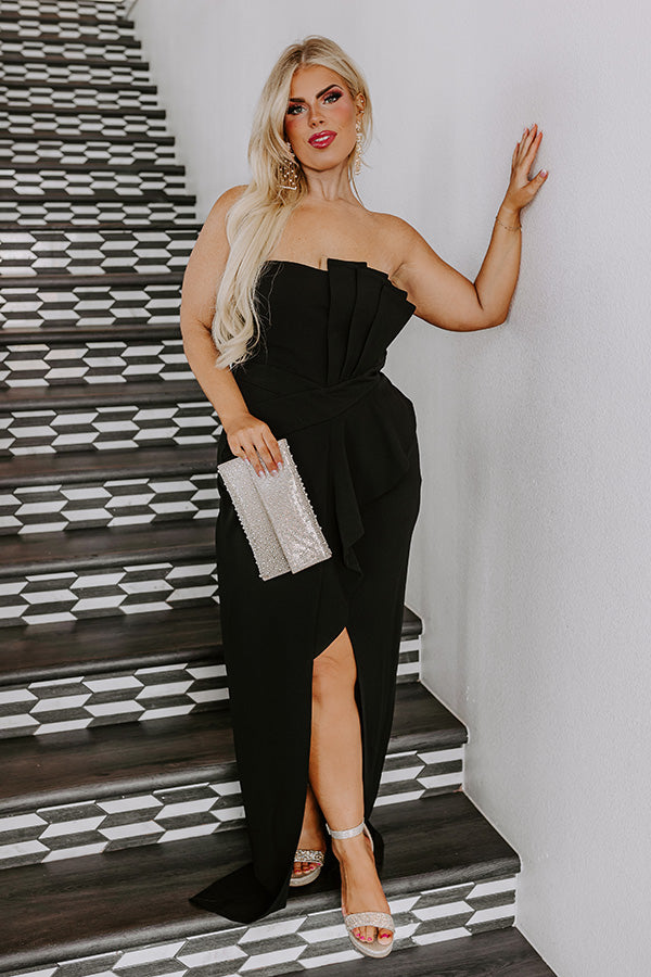 Back To You Maxi in Black Curves