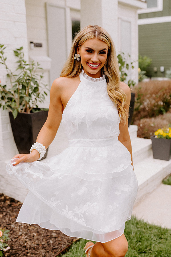 Hidden Romance Ruffle Dress Image - 4