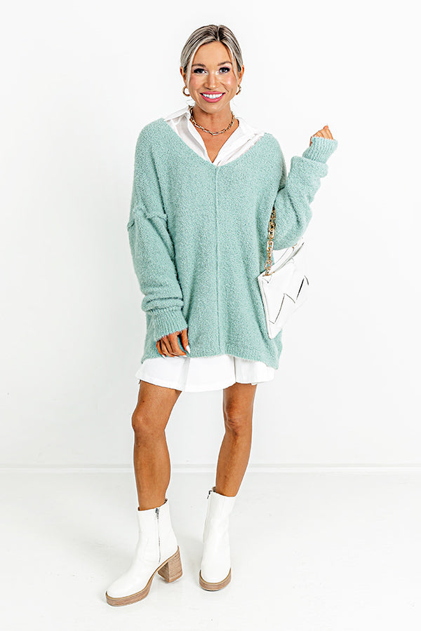 Chilly Afternoon Knit Sweater In Mint