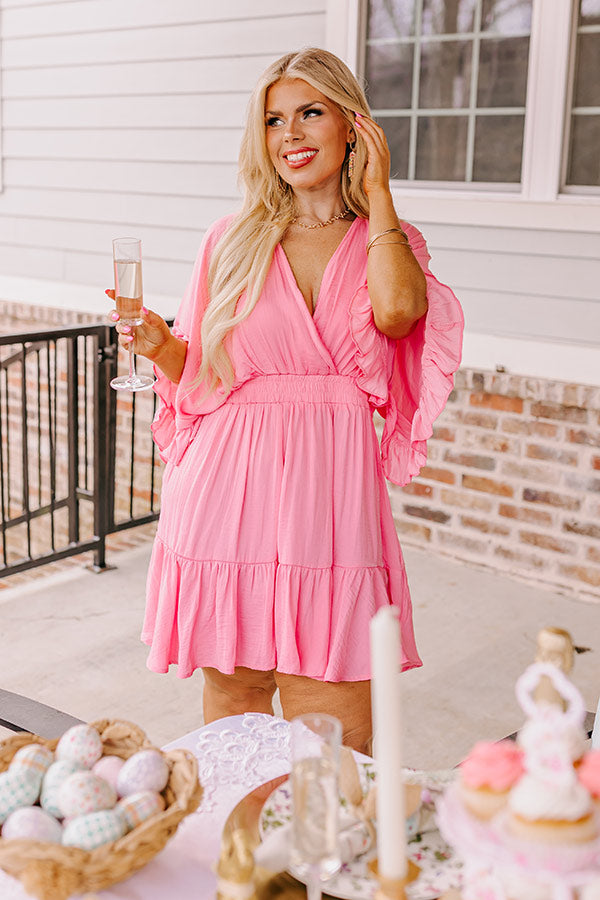 Daytona Date Night Dress In Pink Curves Image - 1