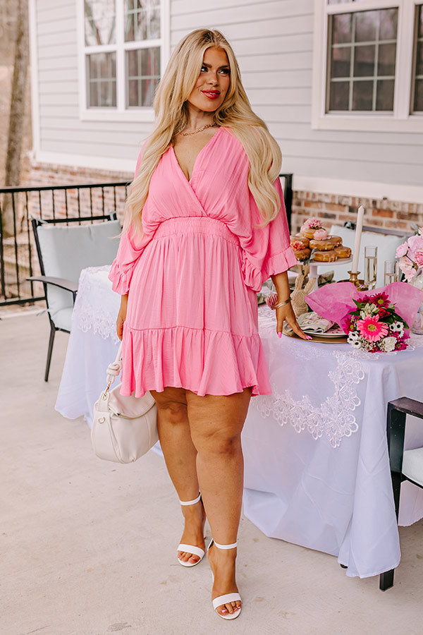 Daytona Date Night Dress In Pink Curves Image - 2