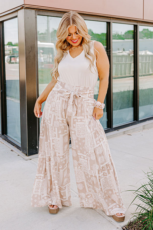 Patio Days High Waist Pants Curves Image - 1