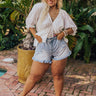 The Mila Midrise Distressed Shorts Curves Image - 1