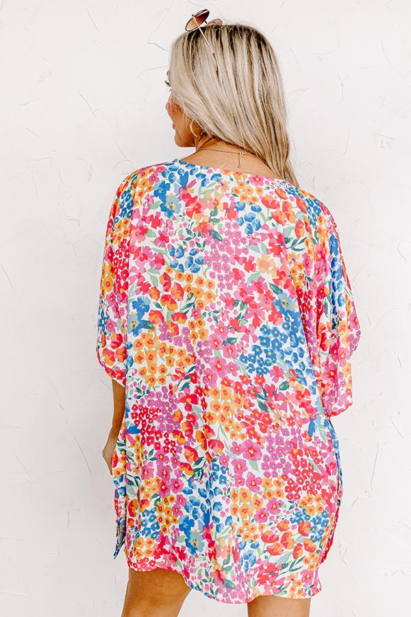 Passing Through Paradise Shift Tunic In Bubblegum Pink Image - 4