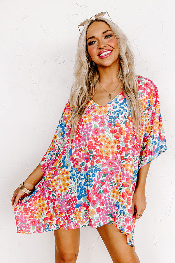 Passing Through Paradise Shift Tunic In Bubblegum Pink Image - 3