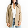 Parisian Perfection Blazer In Taupe Image - 1