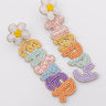 Happy Easter Beaded Earrings Image - 1