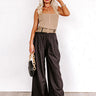 Long Lost Love Sculpt Top In Khaki Image - 1