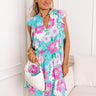 Seaside Sanctuary Floral Dress Image - 1