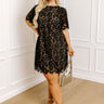 Dearest Memory Lace Dress In Black Curves Image - 1